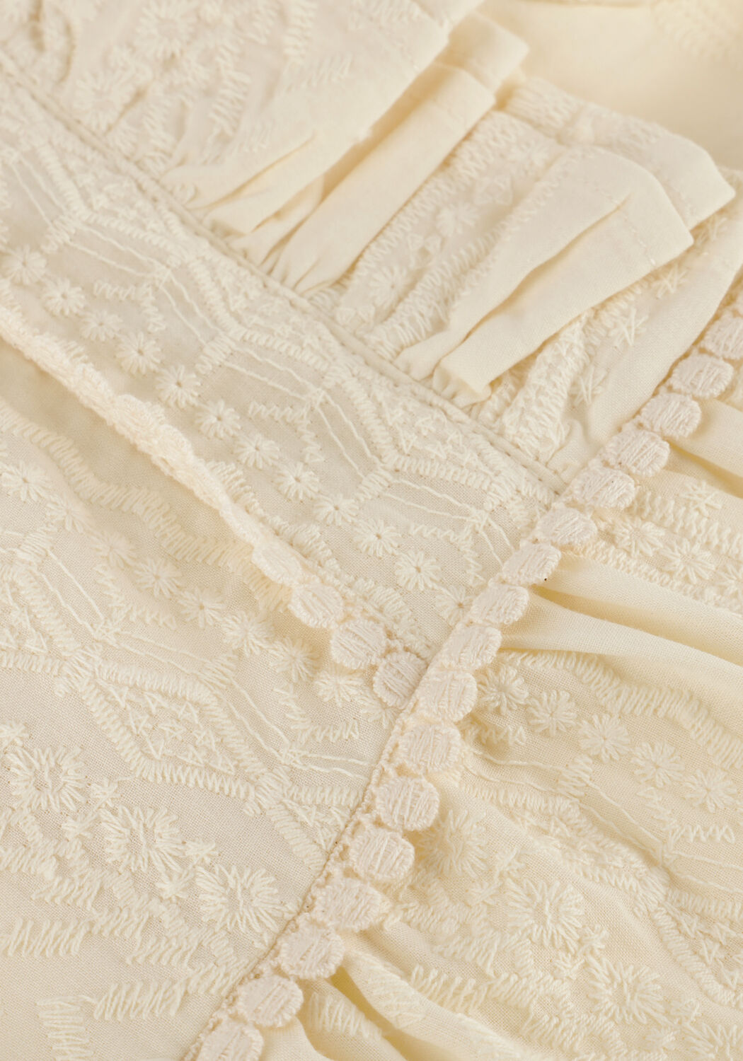 Beige LIL' ATELIER Mini jurk NMFROSO LS DRESS LIL - large