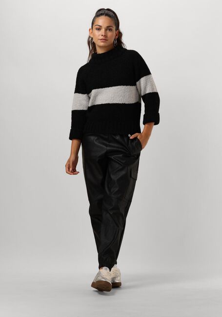PENN & INK Pull 225 JUMPER STRIPE en noir - large