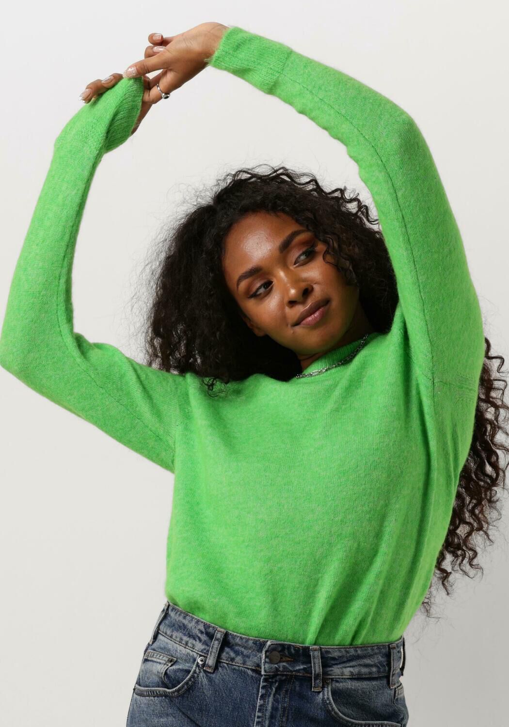 Selected femme trui on sale groen