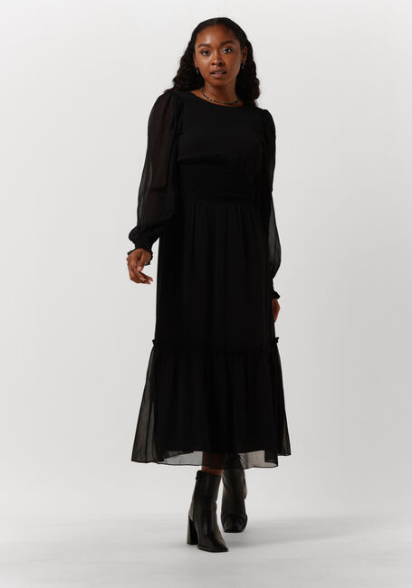 NA-KD Robe maxi SMOCKED DETAIL ANKLE DRESS en noir - large