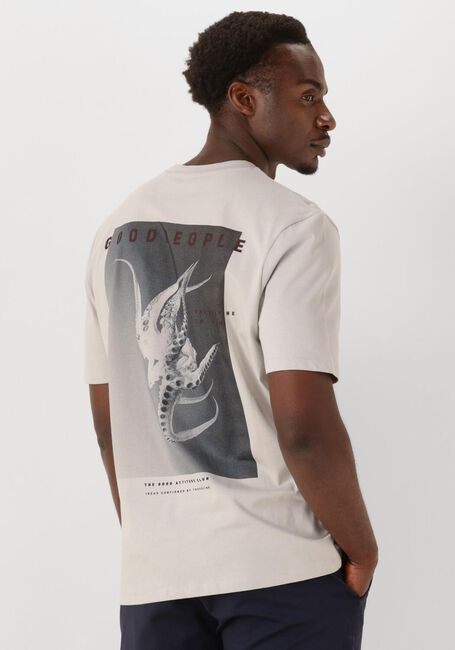 Lichtgrijze THE GOODPEOPLE T-shirt TPHOTO - large