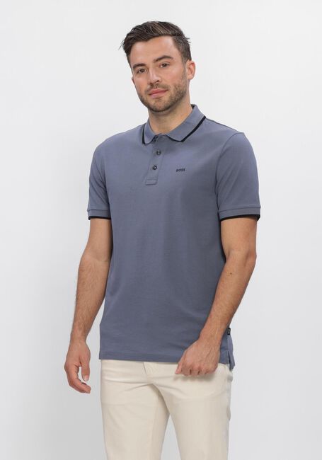 BOSS BLACK Polo PARLAY 190 en bleu - large