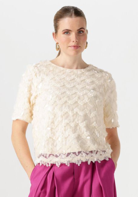 NUKUS Haut ARIA TOP LACE Écru - large