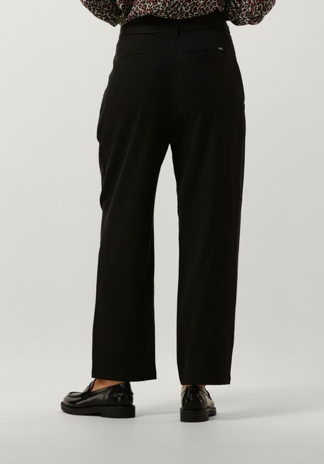 Zwarte SCOTCH & SODA Pantalon DAISY - HIGH RISE STRAIGHT LEG PAPERBAG TROUSERS - large