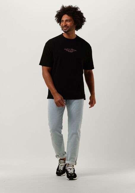 Zwarte WOODBIRD T-shirt COLE ROAD TEE - large