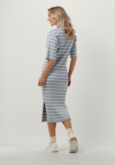 ESMÉ STUDIOS Robe midi AURA POLO DRESS KNIT Bleu clair - large