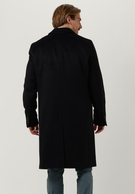 Donkerblauwe SCOTCH & SODA Mantel CLASSIC WOOL-BLEND OVERCOAT - large