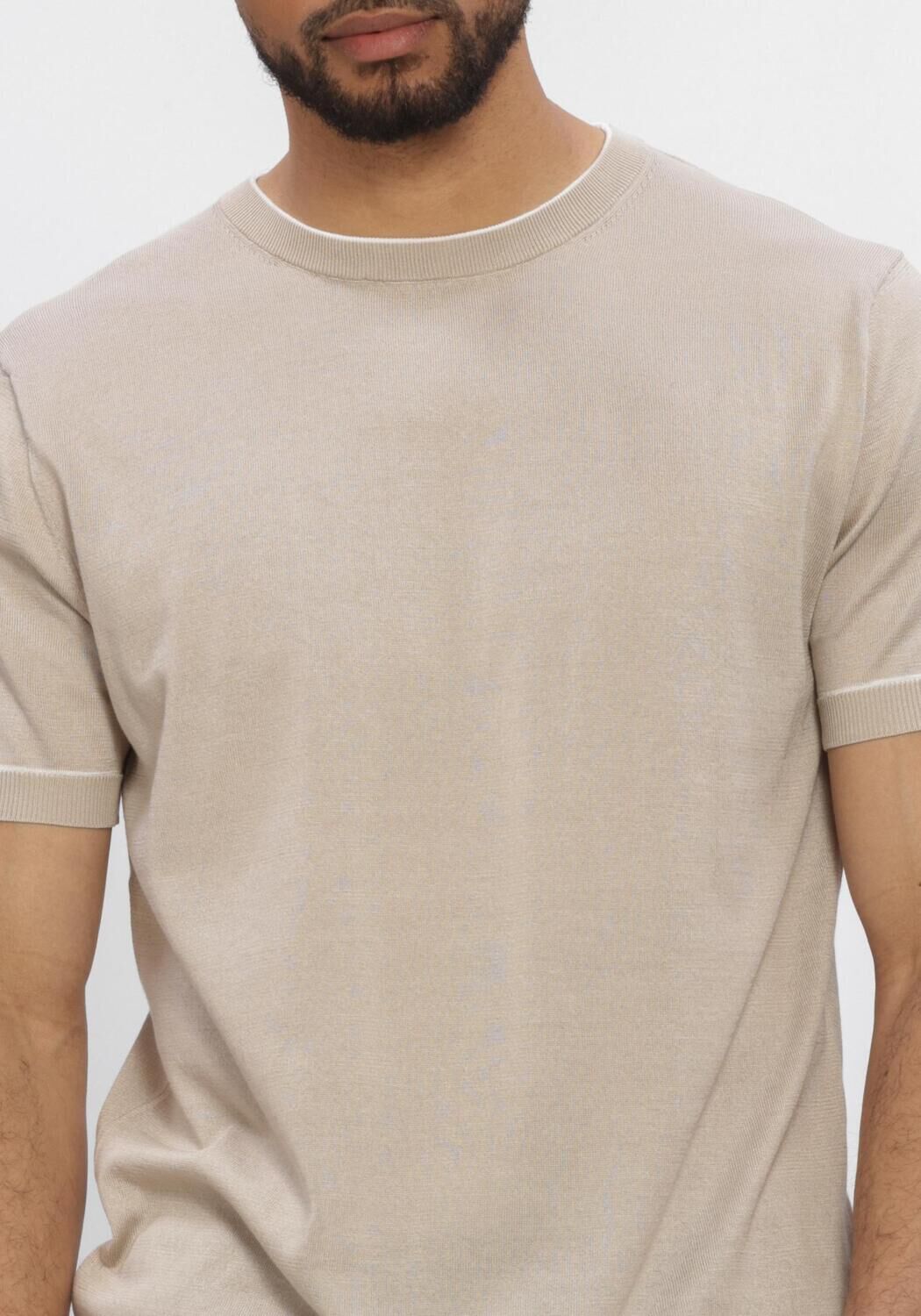 STEFANO LAURAN Polo T-SHIRT BROR en beige - large