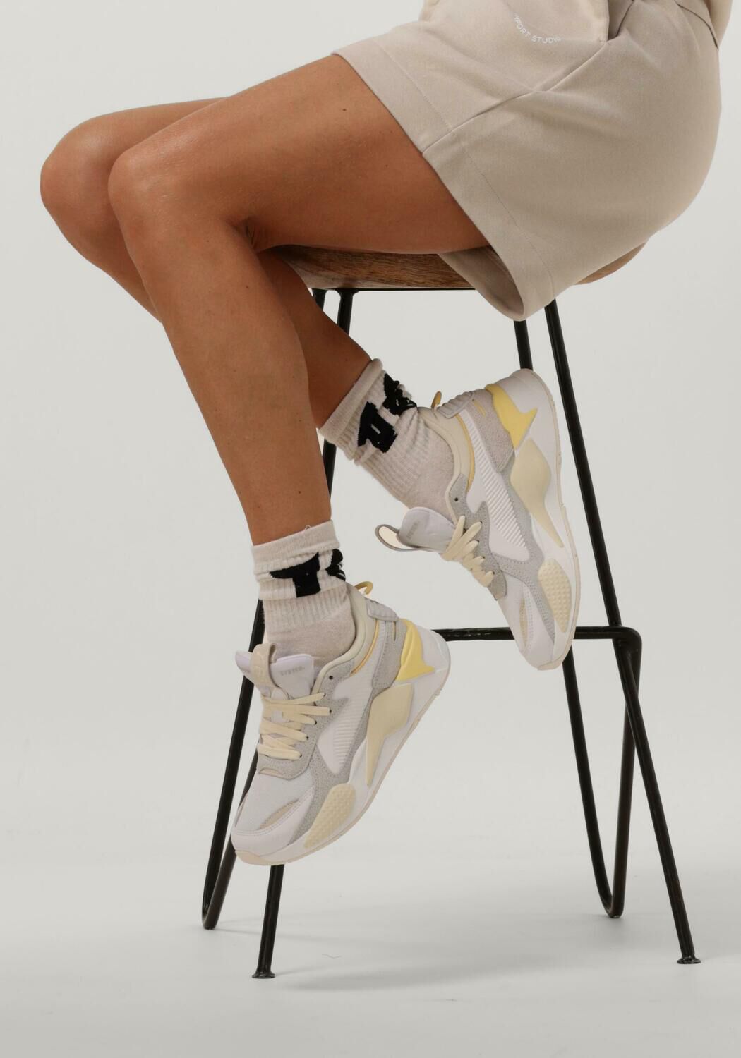 Witte PUMA Sneakers RS-X THRIFTED WNS - large