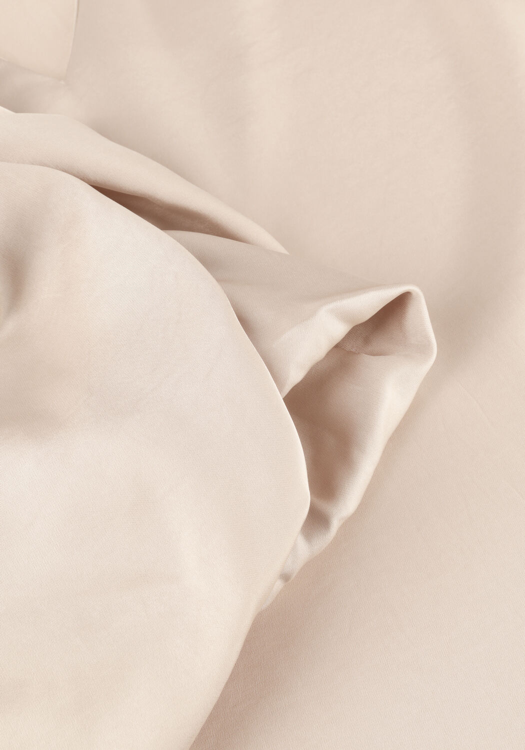 Beige NEO NOIR  ELBA HEAVY SATEEN BLOUSE - large