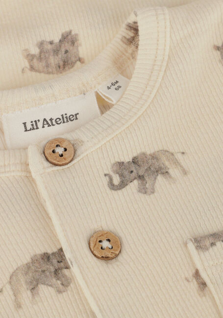 Beige LIL' ATELIER  NBMGAVO EVO LS SLIM BODY LIL - large