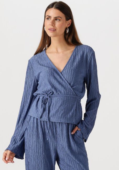 Blauwe COLOURFUL REBEL Top WINONA STRUCTURE WRAP TOP - large