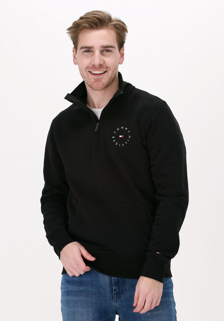 TOMMY HILFIGER Pull ROUNDALL GRAPHIC MOCK NECK en noir - large