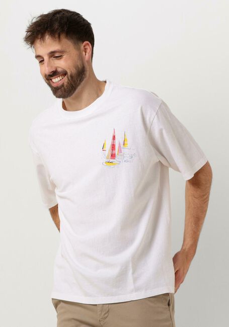 SCOTCH & SODA T-shirt FRONT BACK ARTWORK T-SHIRT en blanc - large