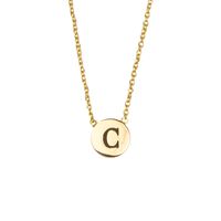 Gouden ATLITW STUDIO Kettingen CHARACTER NECKLACE LETTER GOLD - medium