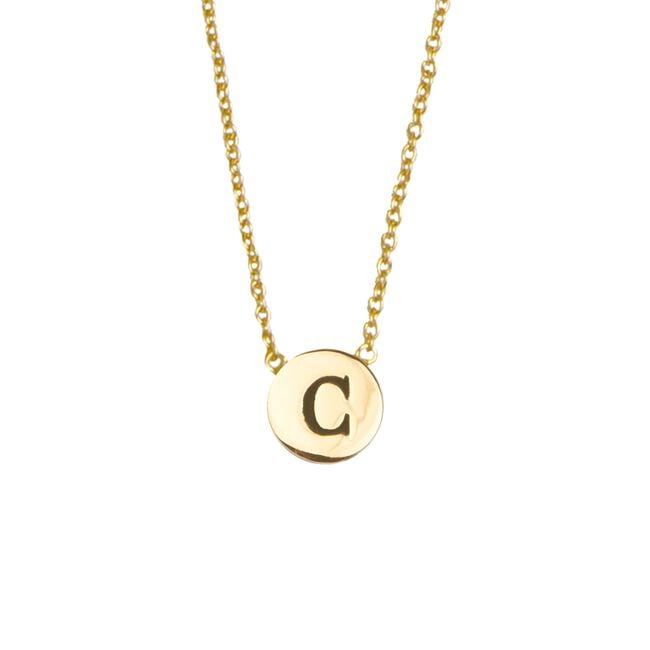 Gouden ATLITW STUDIO Kettingen CHARACTER NECKLACE LETTER GOLD Gouden ATLITW STUDIO Kettingen CHARACTER NECKLACE LETTER GOLD - large