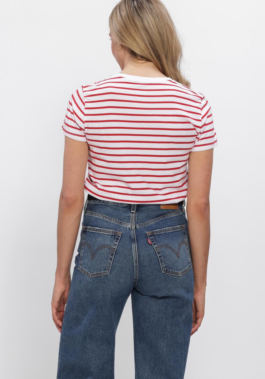 LEVI'S T-shirt PERFECT TEE EMILY Gris clair - large