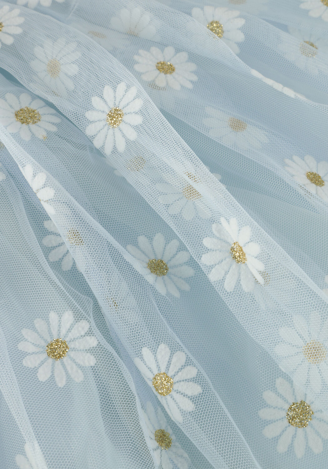 Lichtblauwe KONGES SLOJD Minirok NELLY SKIRT - large