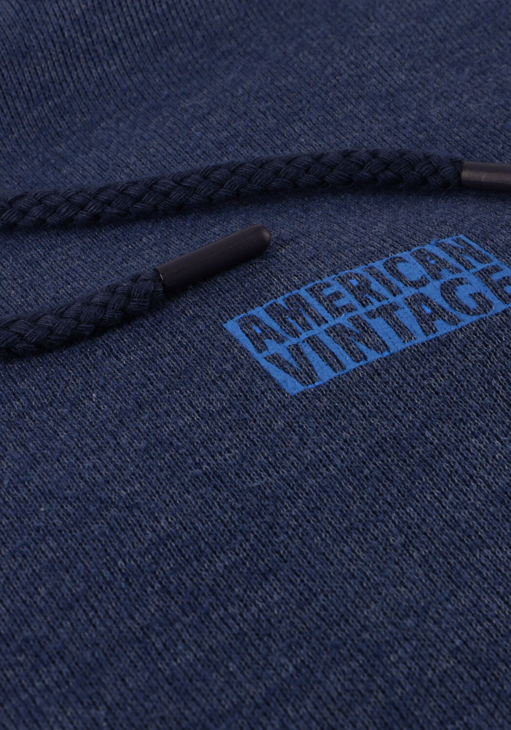 Donkerblauwe AMERICAN VINTAGE Sweater DOVEN HOODIE - large