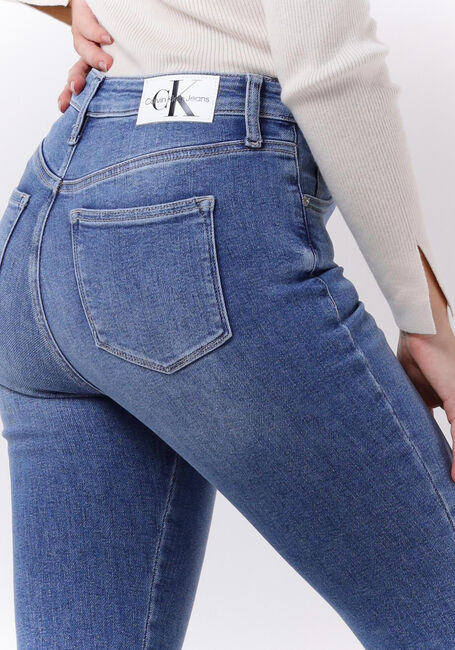 CALVIN KLEIN Skinny jeans HIGH RISE SUPER SKINNY ANKLE en bleu - large