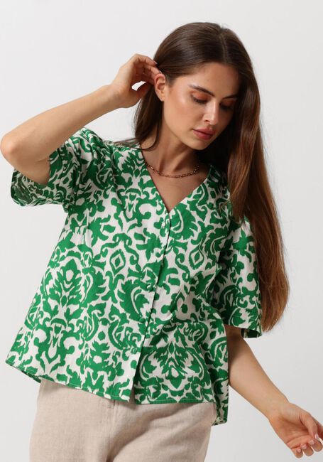 Y.A.S. Haut YASGREENA 2/4 SHIRT en vert - large