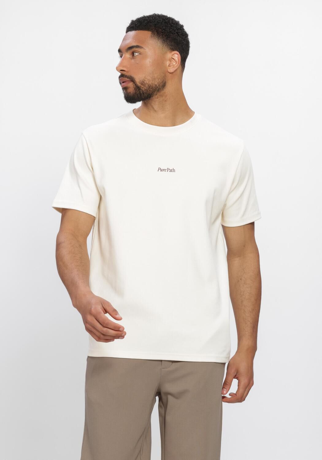 PURE PATH T-shirt LANDSCAPE &Eacute;cru - large