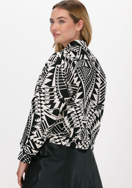 ALIX THE LABEL Jack ETHNIC BOBMER JACKET en noir - large