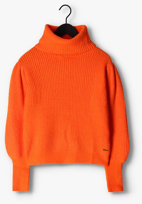 COLOURFUL REBEL Col roulé TANI KNITTED ROLL NECK SWEATER en orange - large