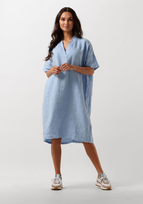 PENN & INK Robe midi S24Z665LTD en bleu - large