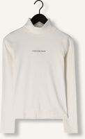 Creme CALVIN KLEIN Coltrui MONOLOGO RIB ROLL NECK Creme CALVIN KLEIN Coltrui MONOLOGO RIB ROLL NECK - medium