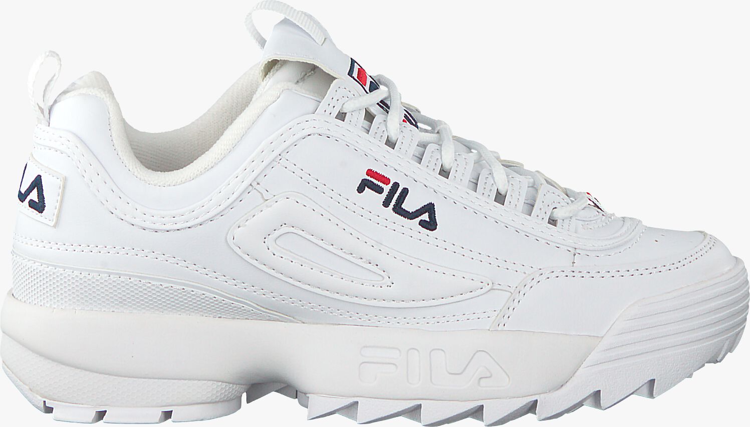 witte fila sneakers