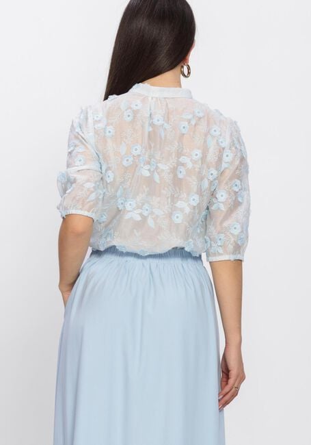 Lichtblauwe AIMEE THE LABEL  CANNA BLOUSE - large