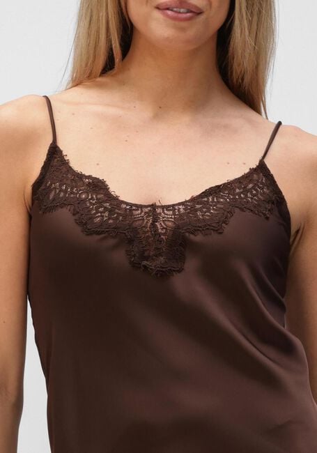 Bruine HAUTE L'AMITI&Eacute; Jurken NAOMI ASYM LINGERIE DRESS - large