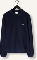LACOSTE Pull CLASSIC FIT POLO COLLAR RIBBED POLO Bleu foncé LACOSTE Pull CLASSIC FIT POLO COLLAR RIBBED POLO Bleu foncé - medium