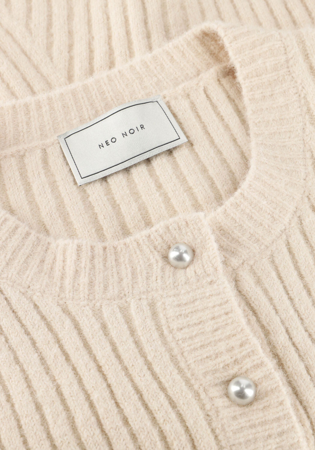 Creme NEO NOIR Vest PULI KNIT CARDIGAN - large