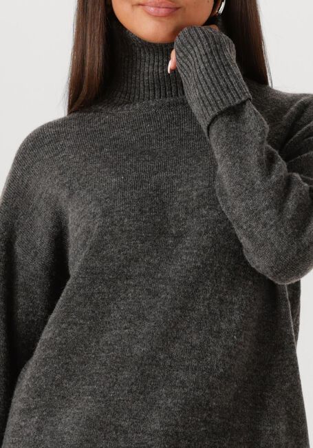 WITHBLACK Pull WBLALVA LONG ROLL NECK SWEATER Gris foncé - large