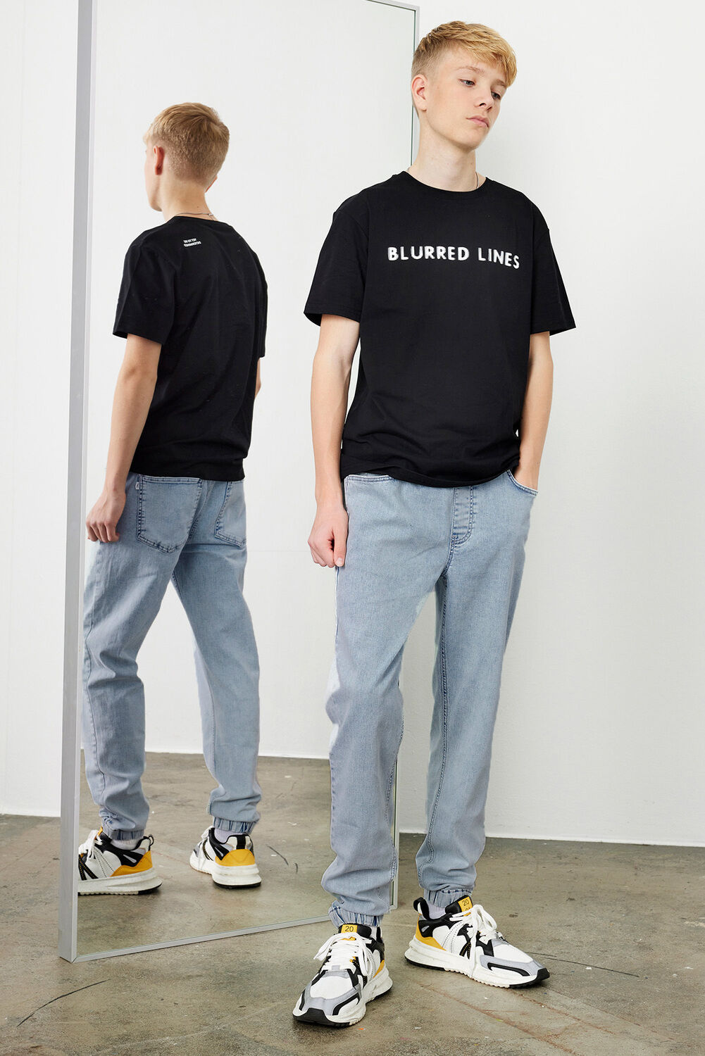 HOUND Jeans tapered JOGGER JEANS en bleu - large