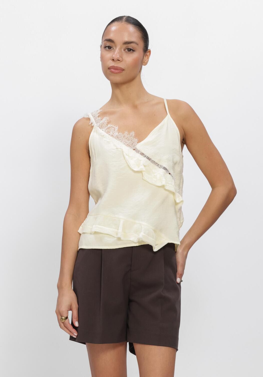 COPENHAGEN MUSE Haut CMNORMA-TOP en jaune - large