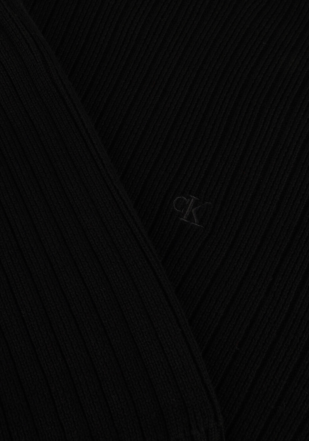 Zwarte CALVIN KLEIN Trui LINEAR SWEATER - large