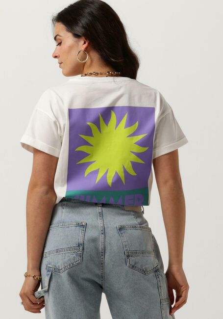 COLOURFUL REBEL T-shirt SUMMER ESSENCE BOXY TEE en blanc - large