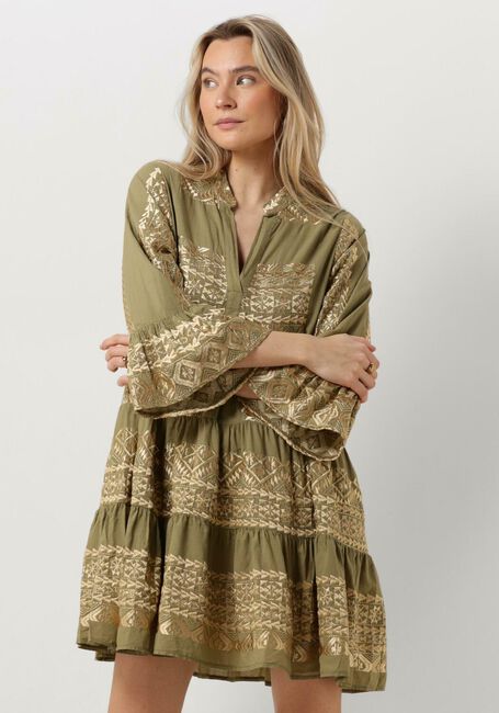 Groene GREEK ARCHAIC KORI Mini jurk 330652 - large