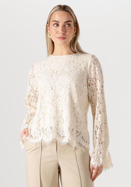 Ecru Y.A.S. Top YASPERLA LS LACE TOP S. NOOS - large