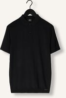 GENTI Polo POLO BUTTON SS K2046-1260 en noir GENTI Polo POLO BUTTON SS K2046-1260 en noir - medium