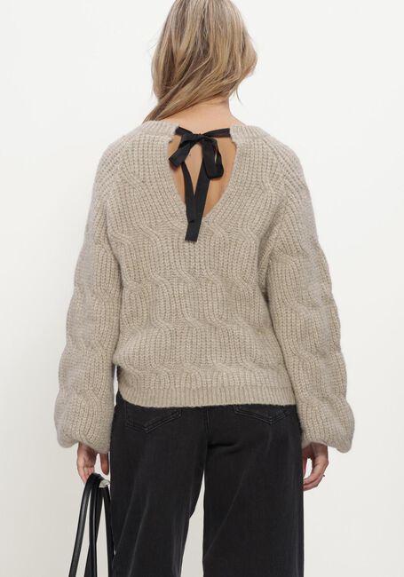 Y.A.S. Pull YASBOLA LS KNIT PULLOVER en beige - large