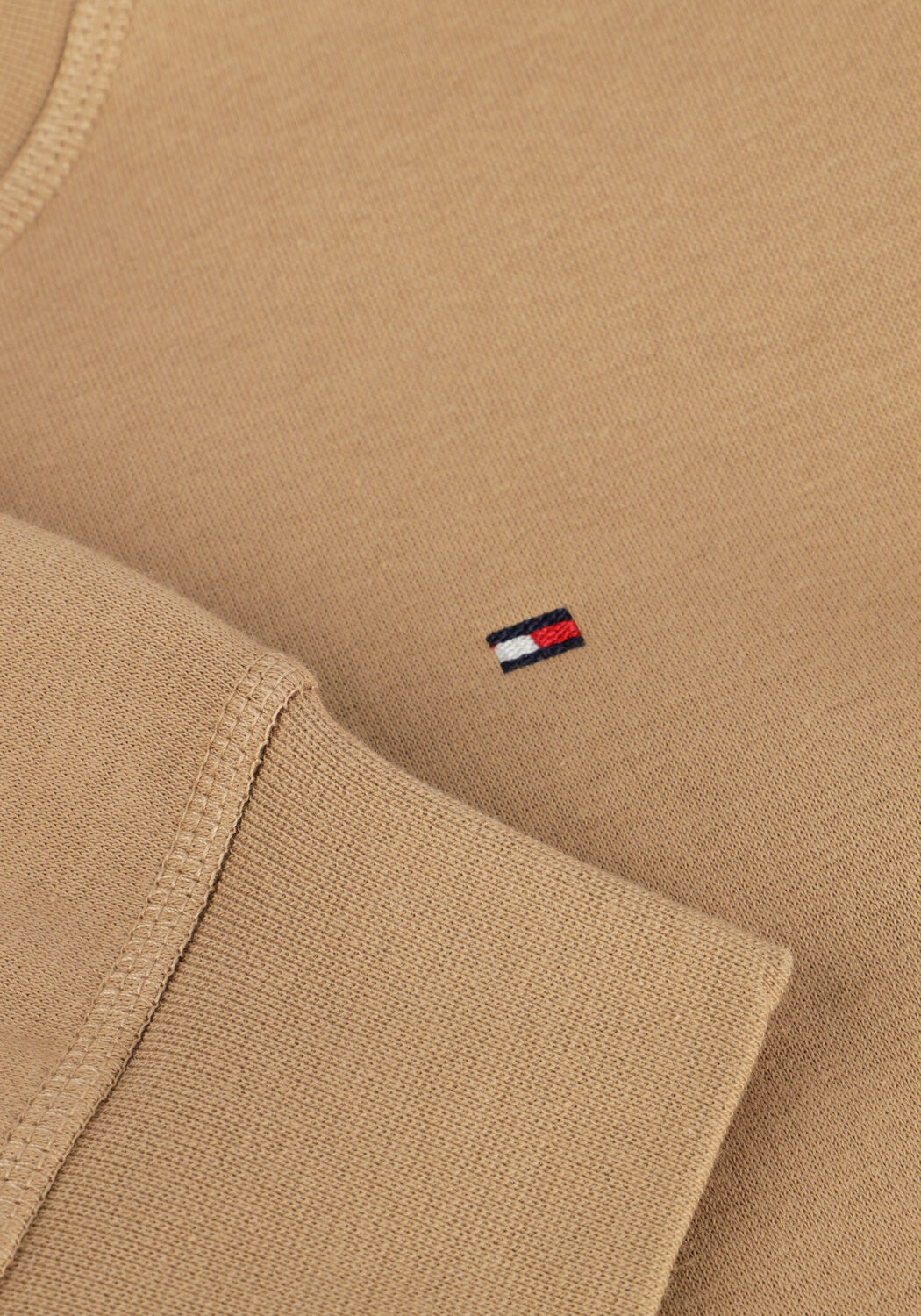 Bruine TOMMY HILFIGER Sweater REG FLAG ON CHEST SWTSHRT - large