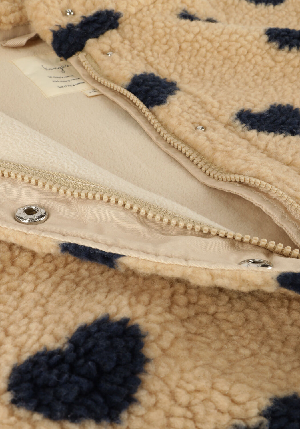 KONGES SLOJD Manteau Teddy JODY TEDDY JACKET en beige - large