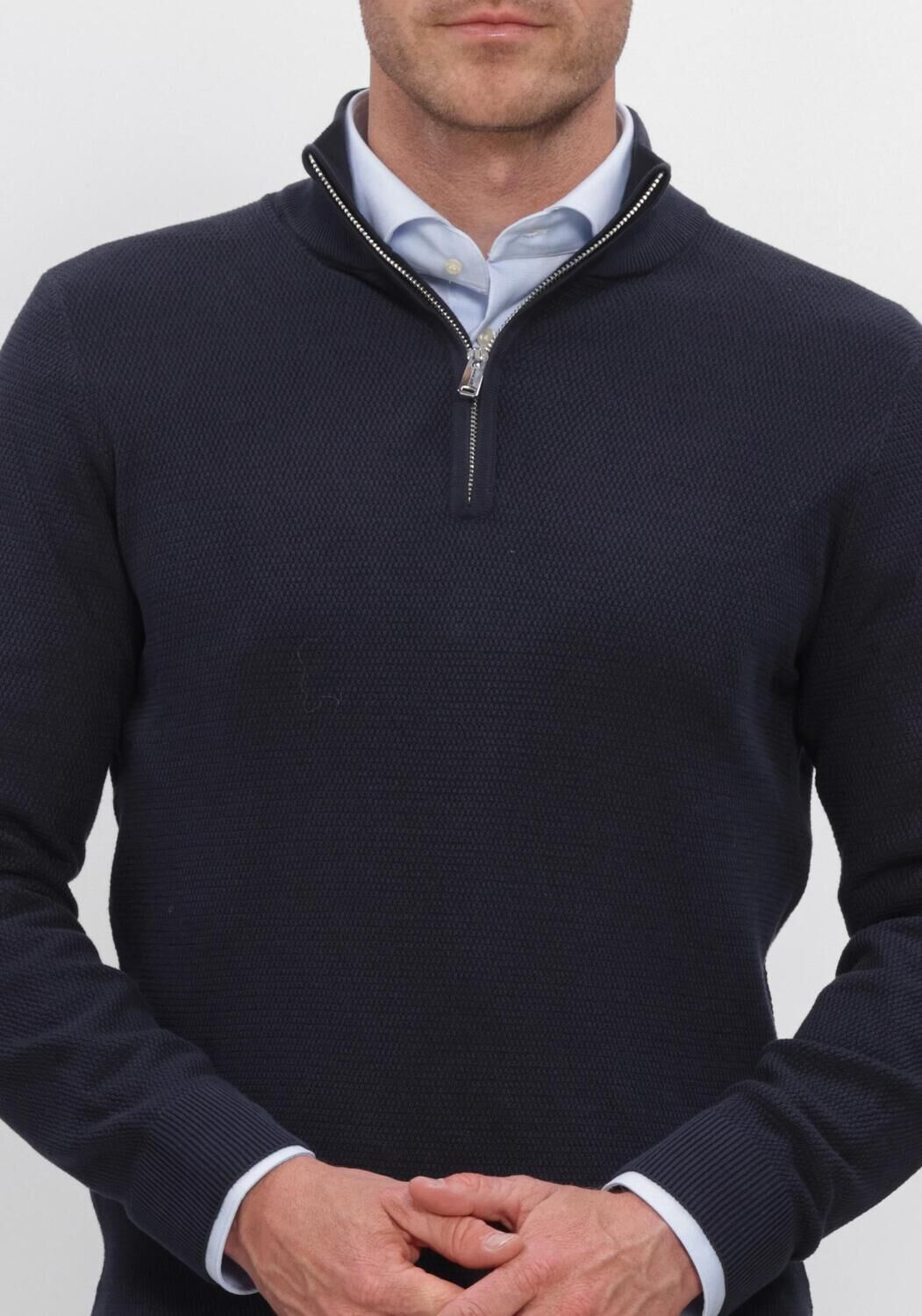 Donkerblauwe PROFUOMO Trui PPXJ30023 - large