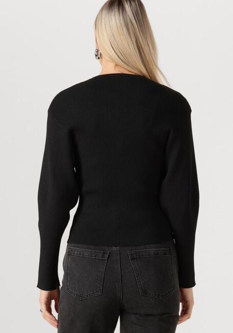 Zwarte NEO NOIR Vest BRIANO STITCH KNIT CARDIGAN - large