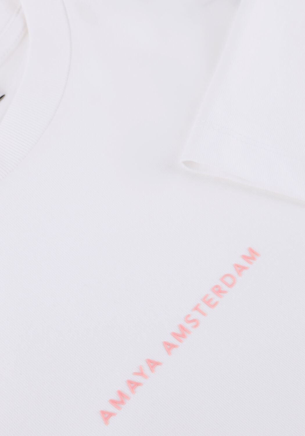 AMAYA AMSTERDAM T-shirt BAYLIE LOGO en blanc - large