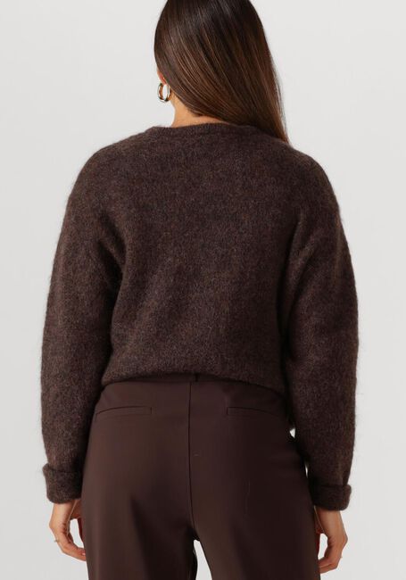 Bruine STUDIO ANNELOES Trui BIBI MOHAIR CARDIGAN - large